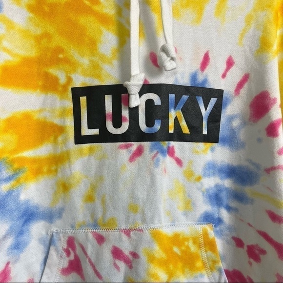 Lucky Brand | Tie Dye Oversized  Hoodie Size Medium - Picture 6 of 8
